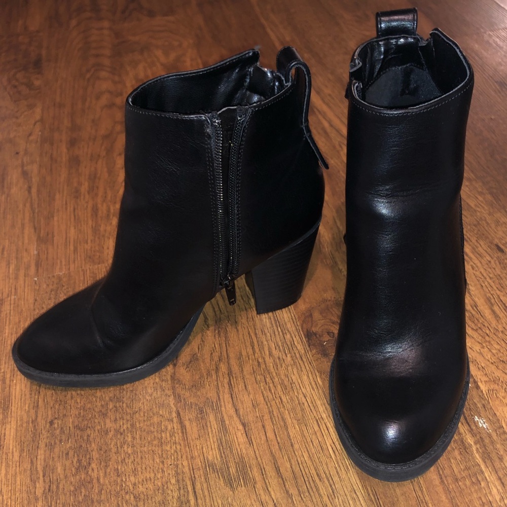 Black Heeled Booties